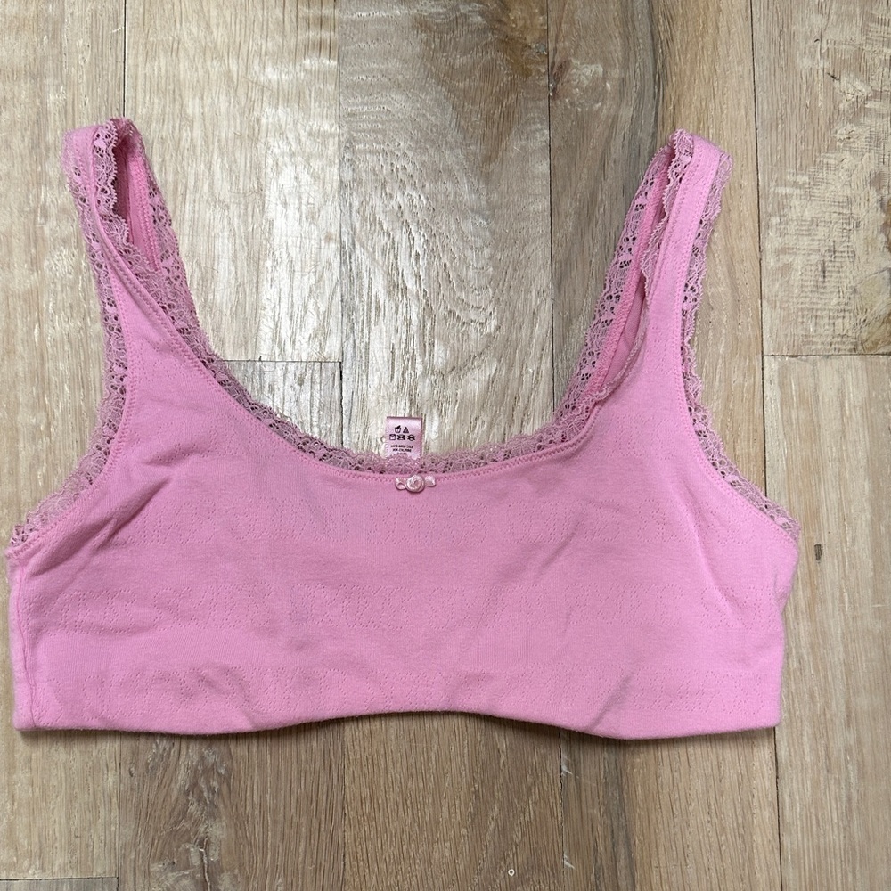 SKIMS Soft Pink Lace Bralette